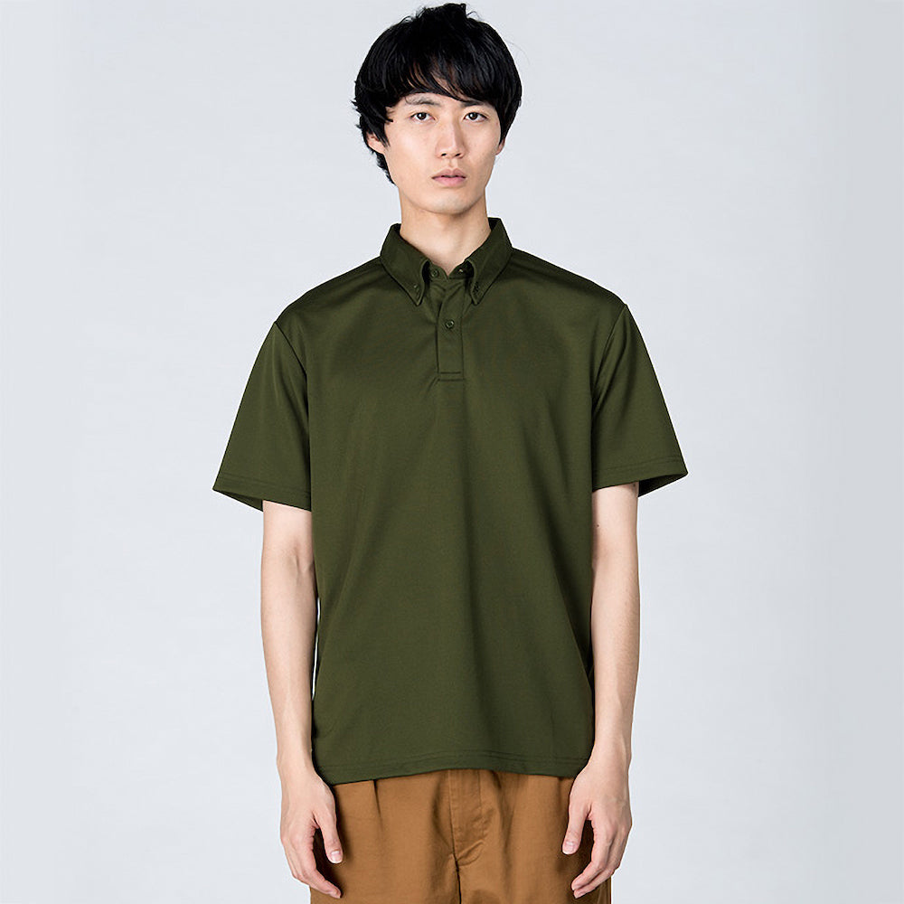 トムス 4.4オンス ドライボタンダウンポロシャツ(ポケット無し)