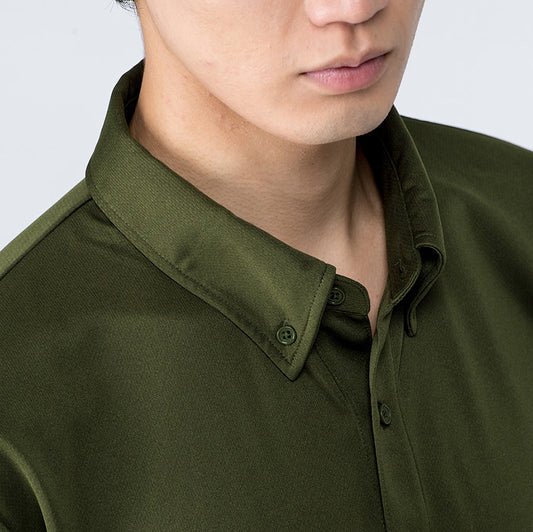 トムス 4.4オンス ドライボタンダウンポロシャツ(ポケット無し)