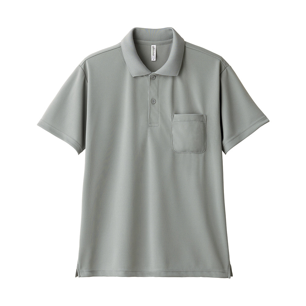 トムス 4.4オンス ドライポロシャツ (ポケット付)
