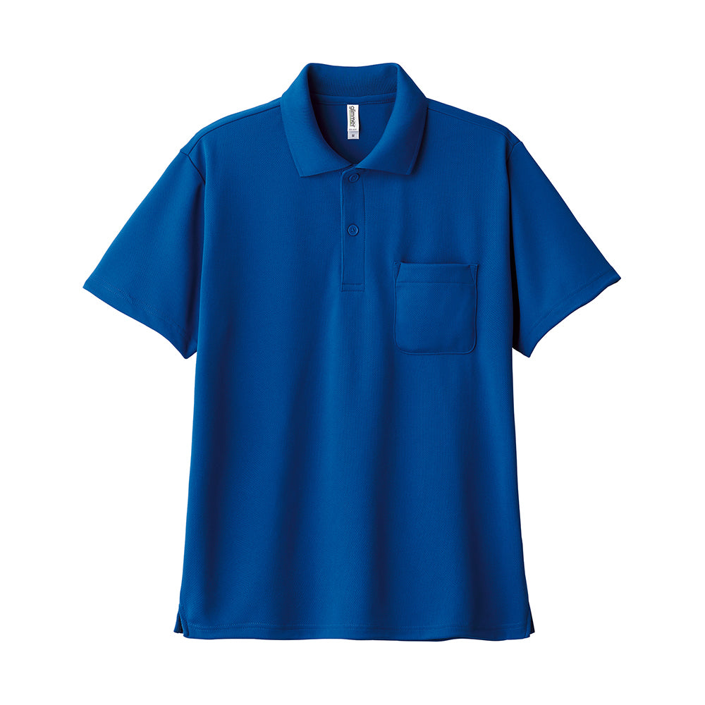トムス 4.4オンス ドライポロシャツ (ポケット付)