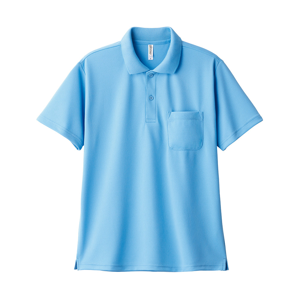 トムス 4.4オンス ドライポロシャツ (ポケット付)
