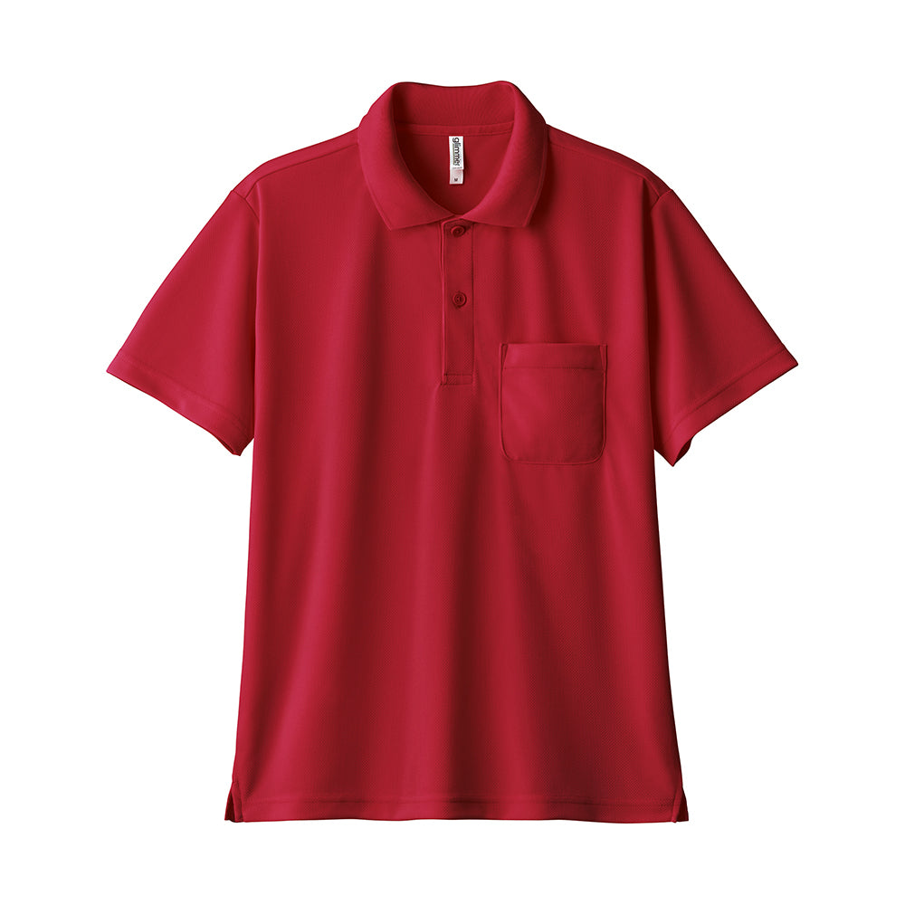 トムス 4.4オンス ドライポロシャツ (ポケット付)