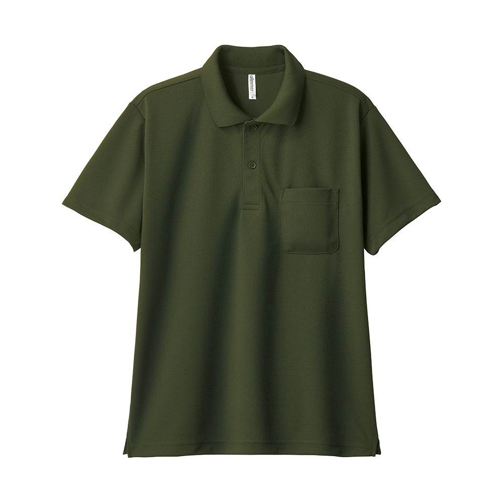 トムス 4.4オンス ドライポロシャツ (ポケット付)