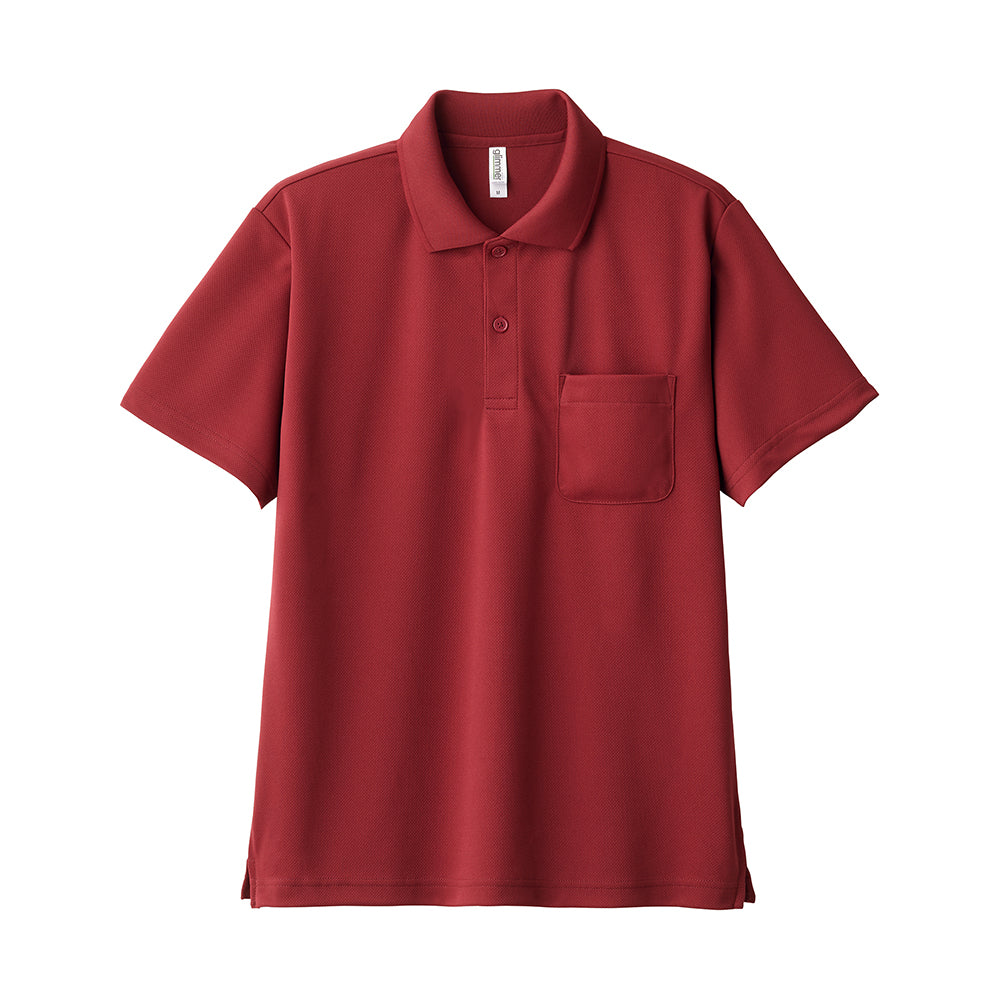 トムス 4.4オンス ドライポロシャツ (ポケット付)