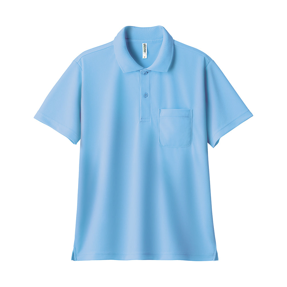 トムス 4.4オンス ドライポロシャツ (ポケット付)