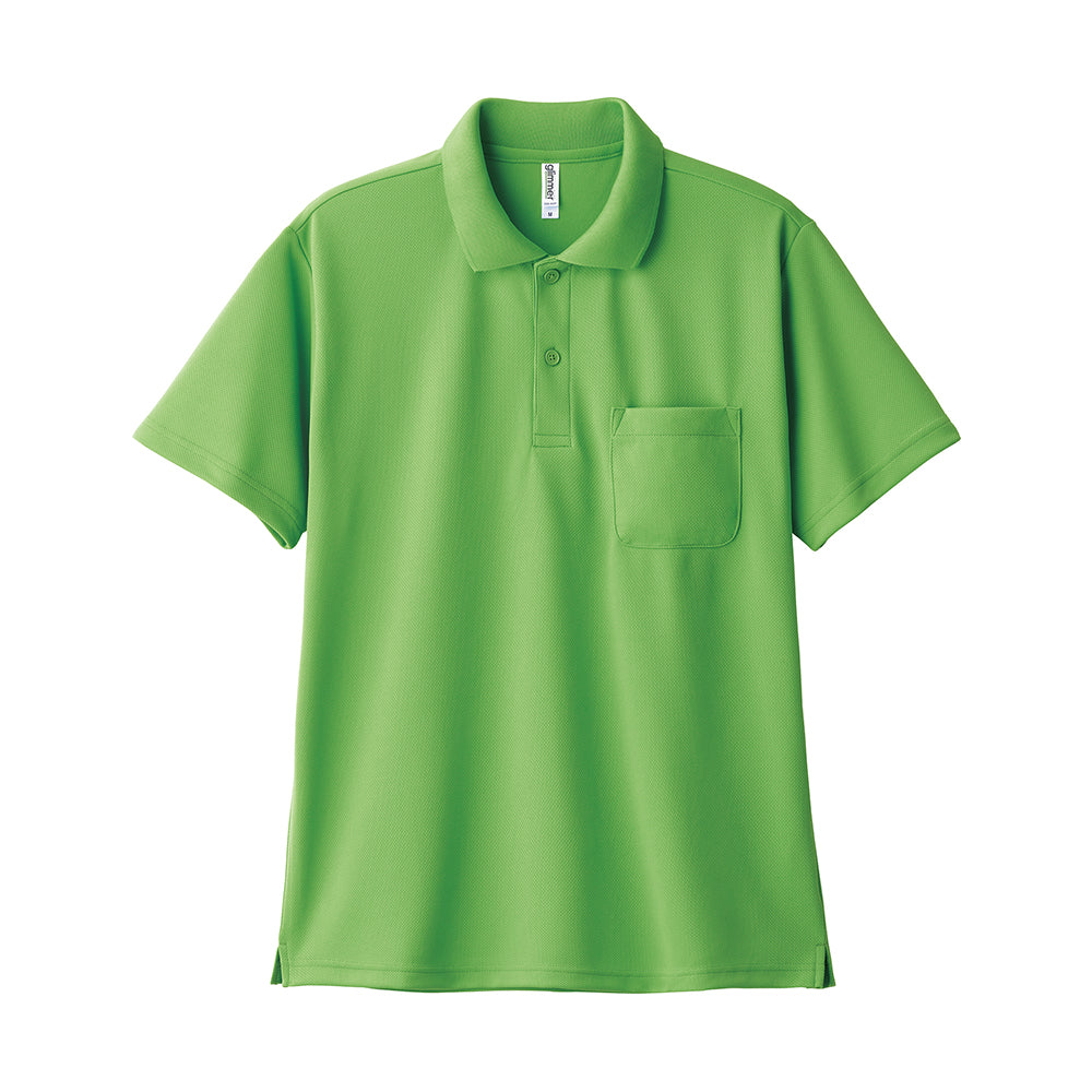 トムス 4.4オンス ドライポロシャツ (ポケット付)