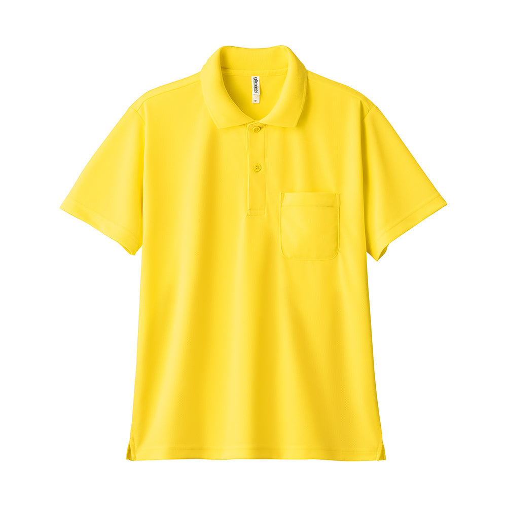 トムス 4.4オンス ドライポロシャツ (ポケット付)