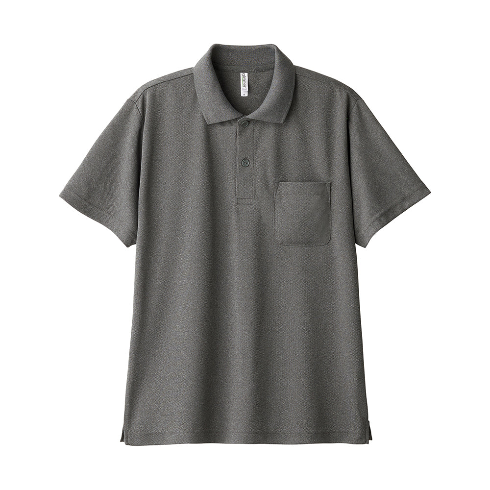 トムス 4.4オンス ドライポロシャツ (ポケット付)