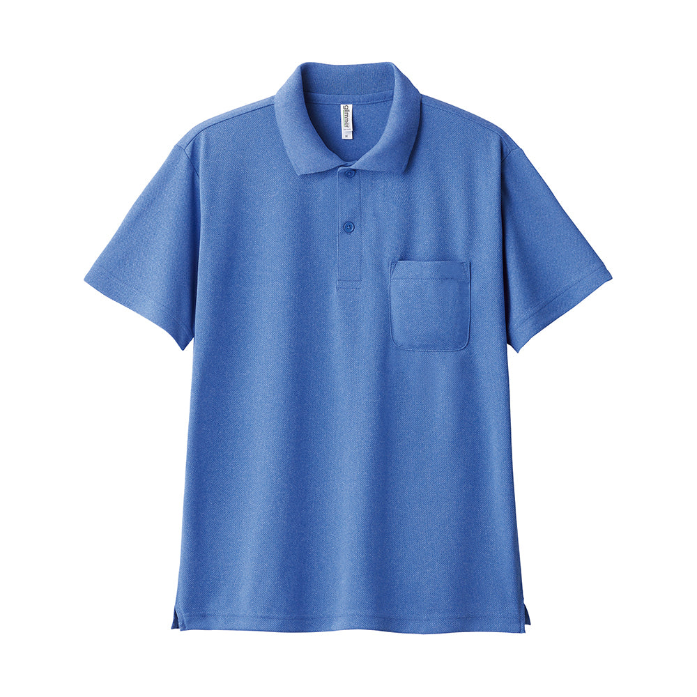 トムス 4.4オンス ドライポロシャツ (ポケット付)