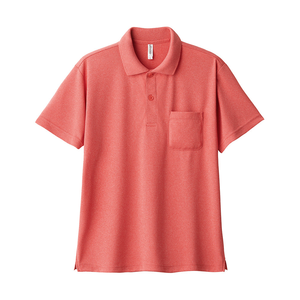 トムス 4.4オンス ドライポロシャツ (ポケット付)