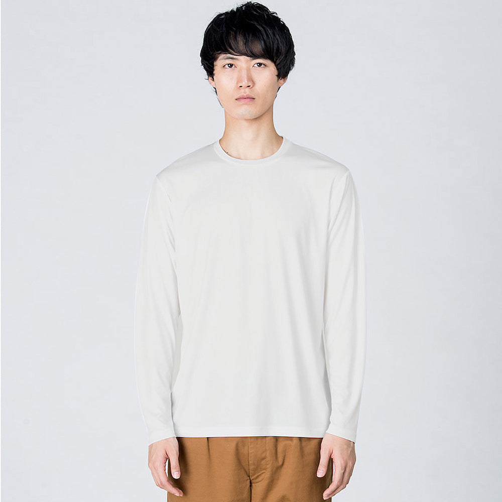 グリマー 3.5オンス インターロックドライ長袖Tシャツ