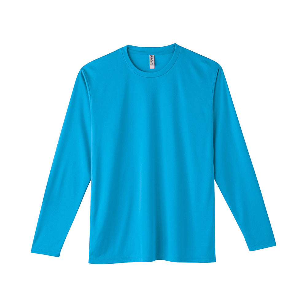 グリマー 3.5オンス インターロックドライ長袖Tシャツ