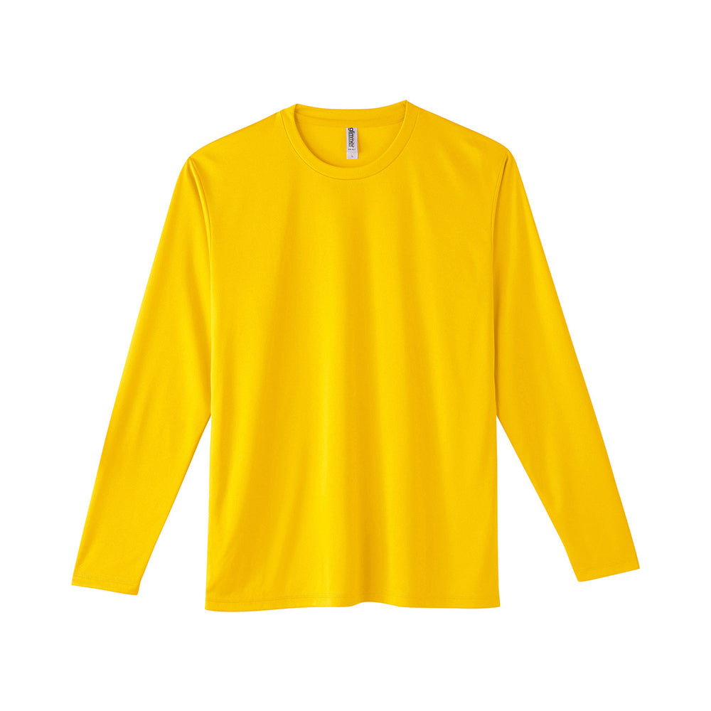 グリマー 3.5オンス インターロックドライ長袖Tシャツ