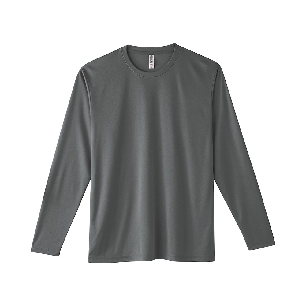 グリマー 3.5オンス インターロックドライ長袖Tシャツ