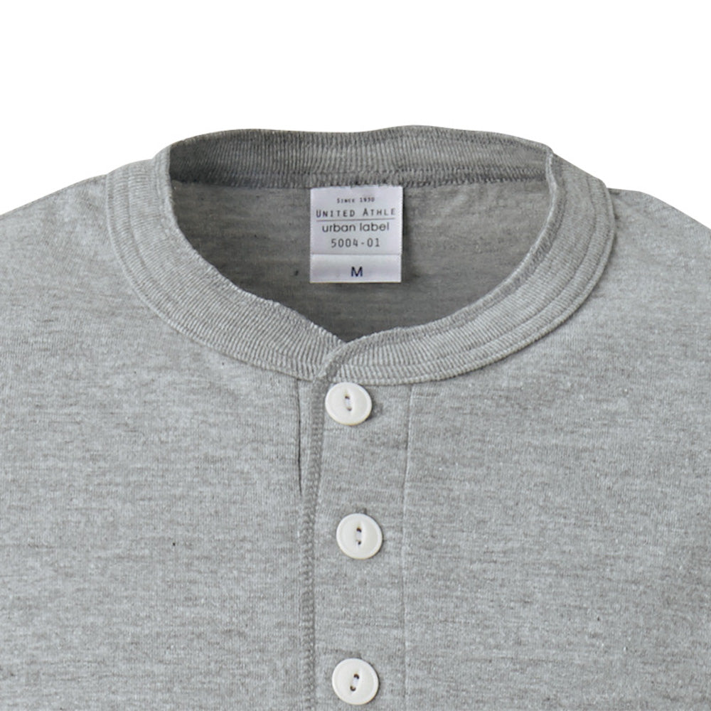 ユナイテッドアスレ 5.6オンス ヘンリーネック Tシャツ