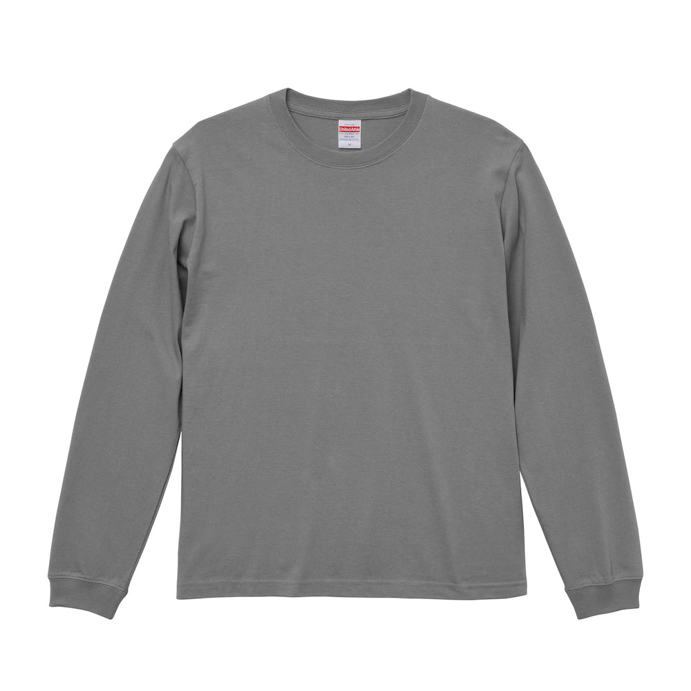 ユナイテッドアスレ 5.6オンス ロングスリーブ Tシャツ(1.6インチリブ)