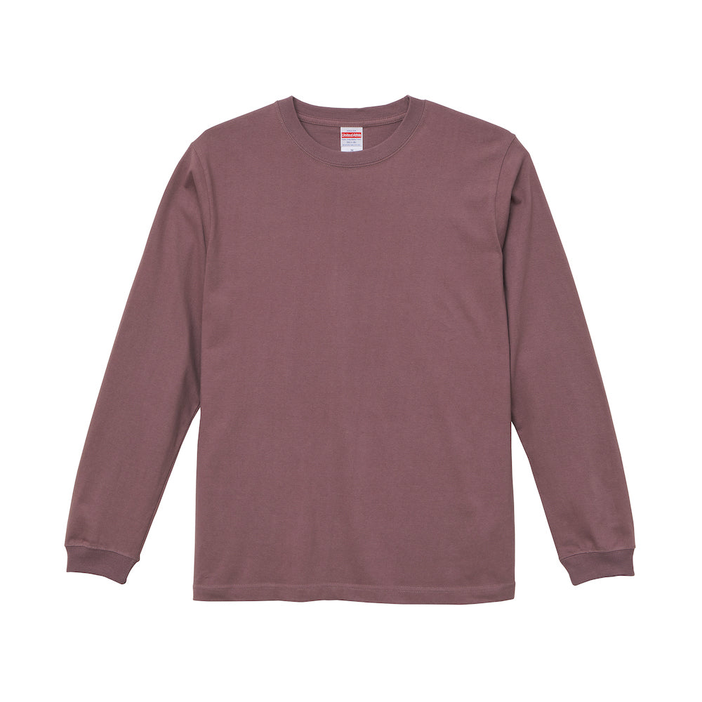 ユナイテッドアスレ 5.6オンス ロングスリーブ Tシャツ(1.6インチリブ)
