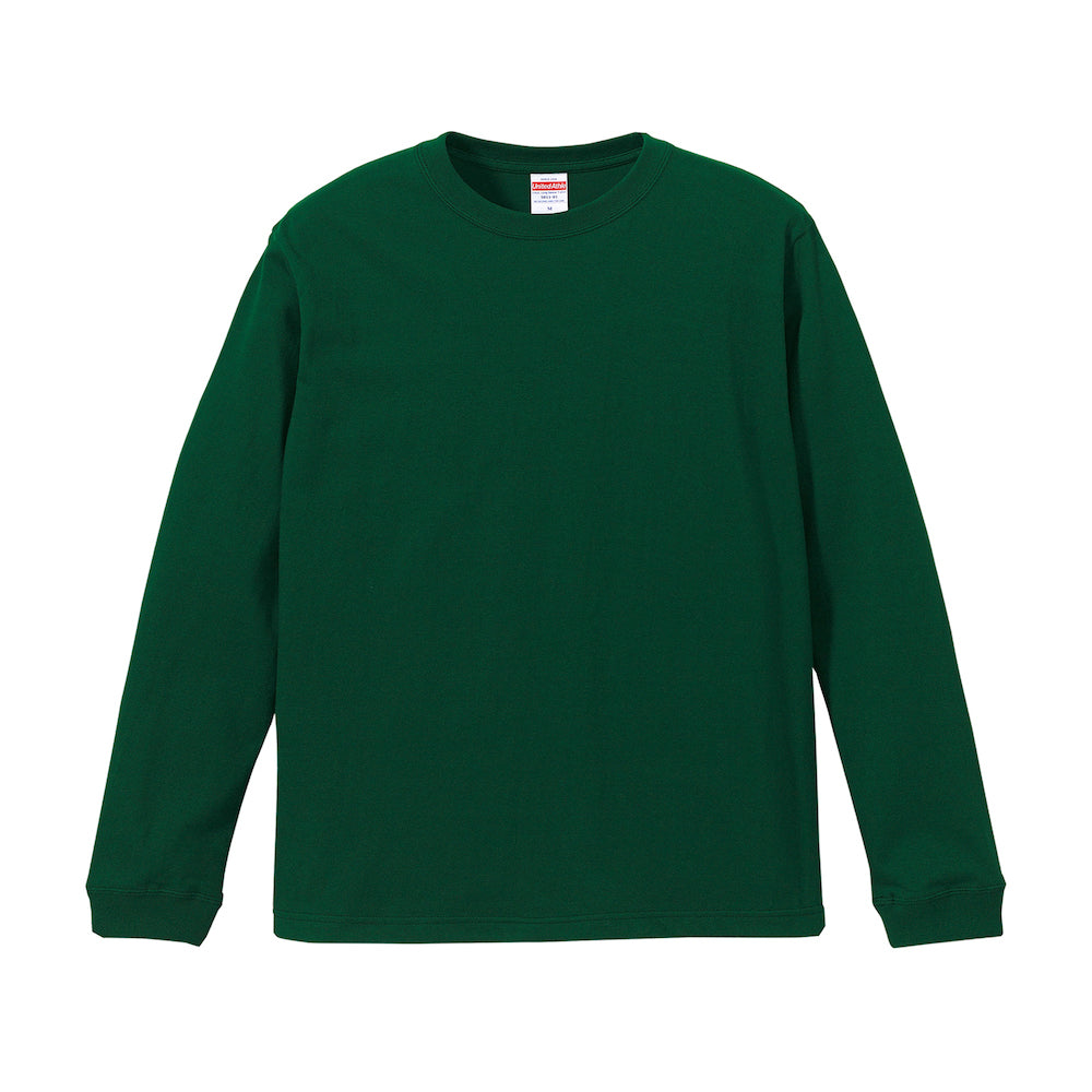 ユナイテッドアスレ 5.6オンス ロングスリーブ Tシャツ(1.6インチリブ)