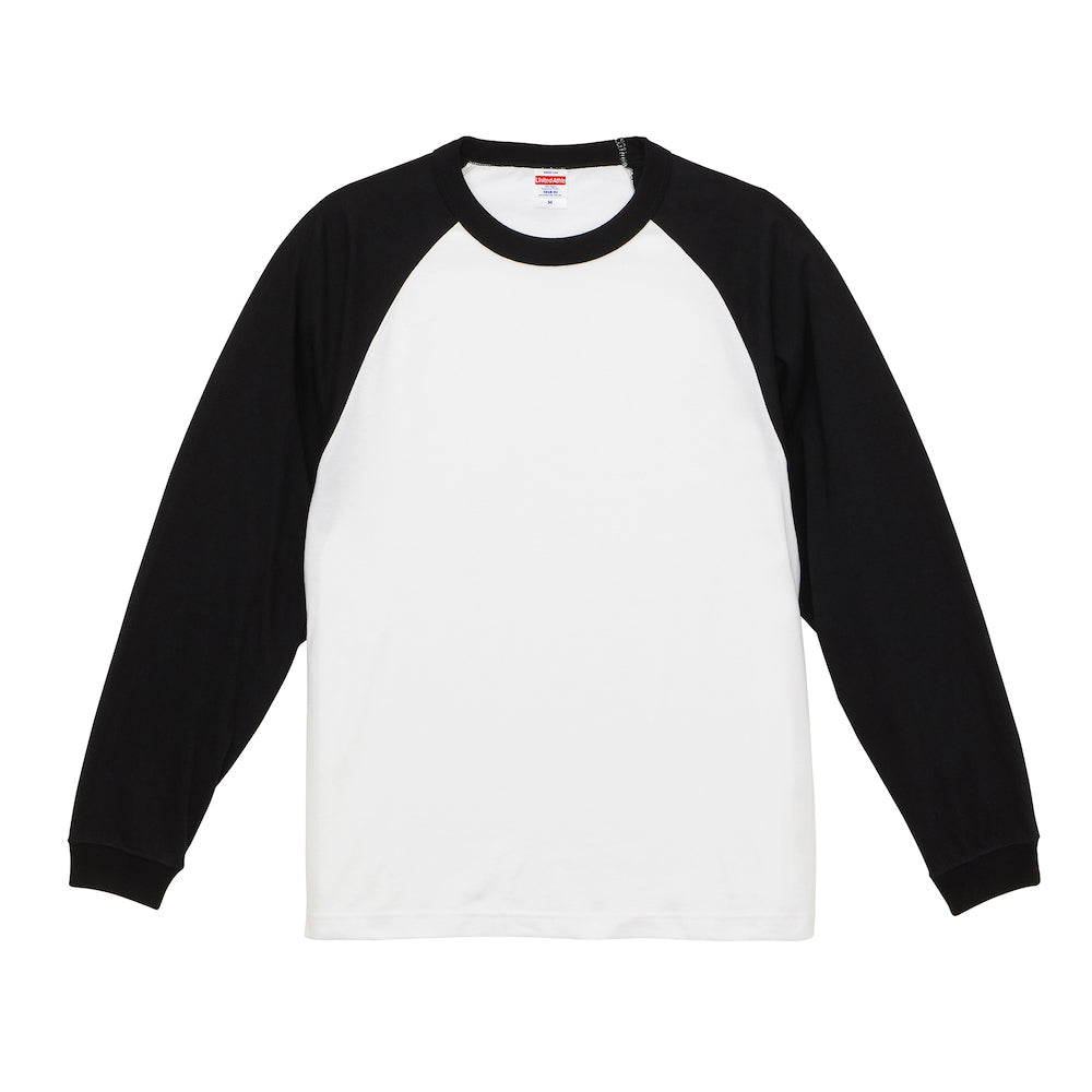 ユナイテッドアスレ 5.6オンス ラグラン ロングスリーブ Tシャツ(1.6インチリブ)