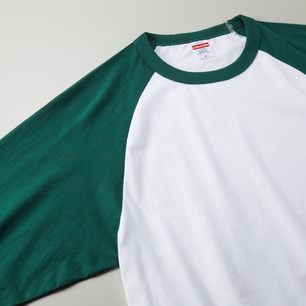 ユナイテッドアスレ 5.6オンス ラグラン ロングスリーブ Tシャツ(1.6インチリブ)