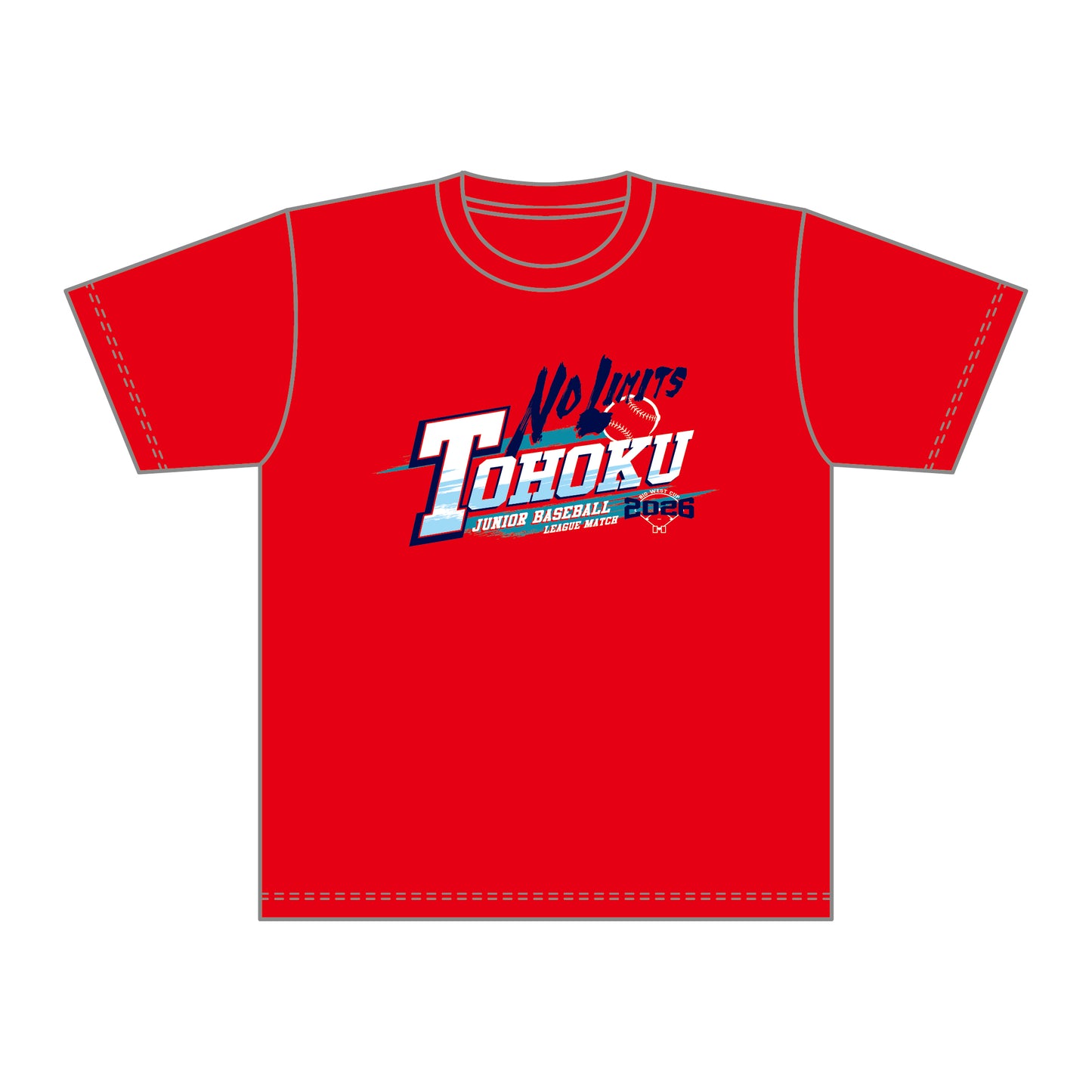 第22回東北選抜学童軟式野球大会 記念Tシャツ