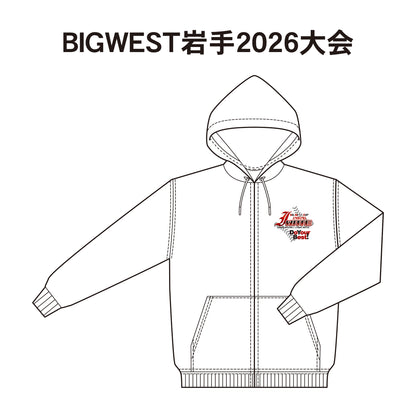 BIGWEST岩手2026大会 記念ジップパーカー