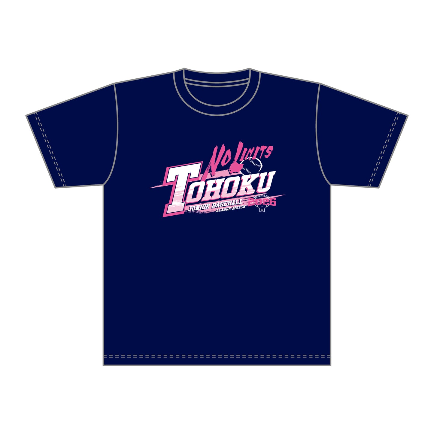 第22回東北選抜学童軟式野球大会 記念Tシャツ